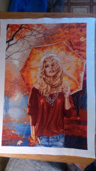 Этап процесса «Девушка - Осень»