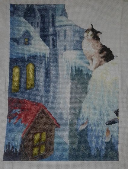 Этап процесса «Зимняя Фея, Золотое Руно»