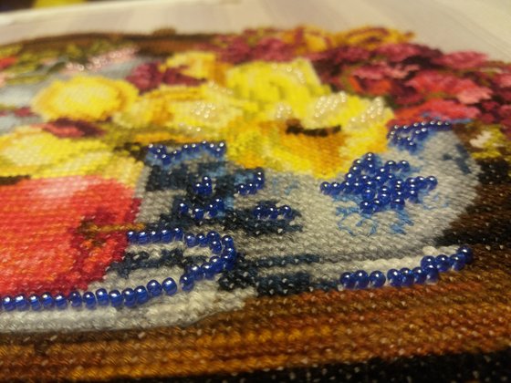 Этап процесса «Цветочный романс»