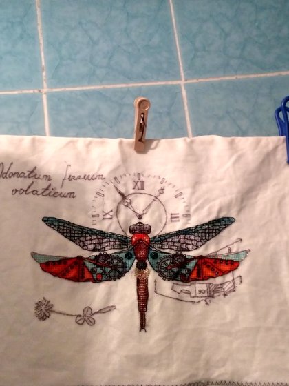 Этап процесса «Механическаая стрекоза от PANNA»