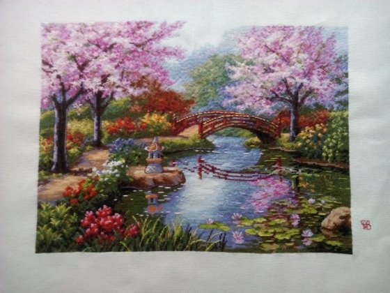 Этап процесса «Японский сад»