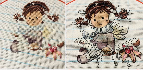 Этап процесса «Winter fairy»