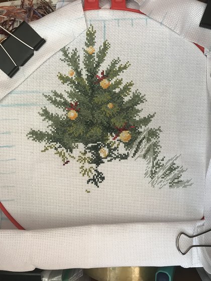 Этап процесса «Новогодняя фея»