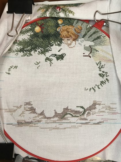 Этап процесса «Новогодняя фея»