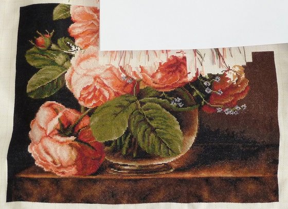 Этап процесса «Vaza cu trandafiri (Luca-S)»