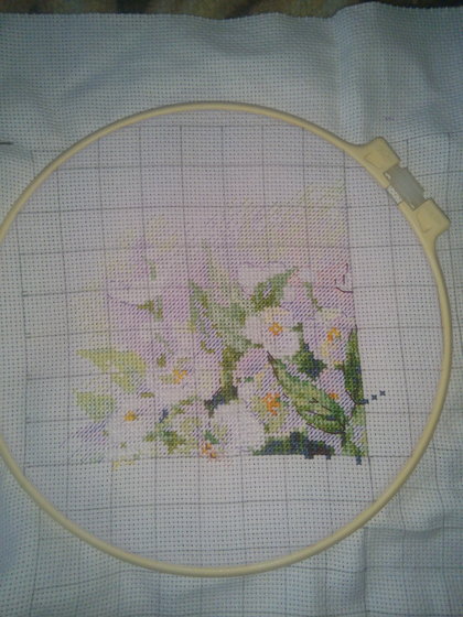 Этап процесса «Яблоневый цвет»