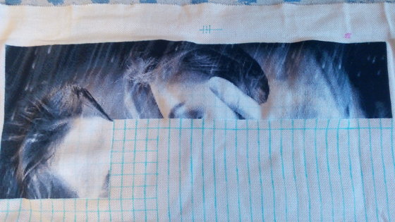 Этап процесса «Химера - " Поцелуй под дождем"»