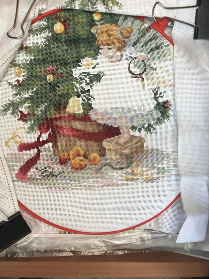 Этап процесса «Новогодняя фея»