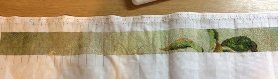 Этап процесса «арбуз натюрморт»