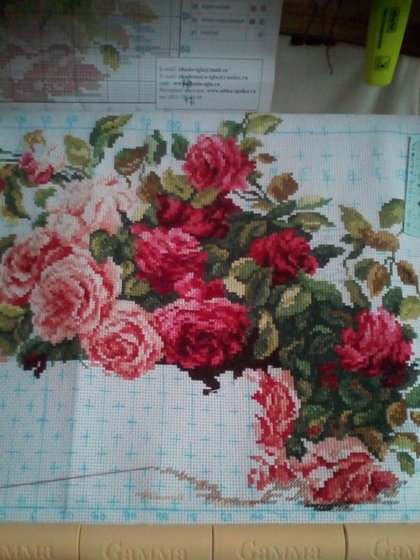 Этап процесса «Королевские розы»