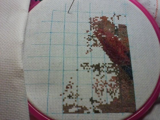 Этап процесса «Как хороши как свежи были маки(рабочее название)»