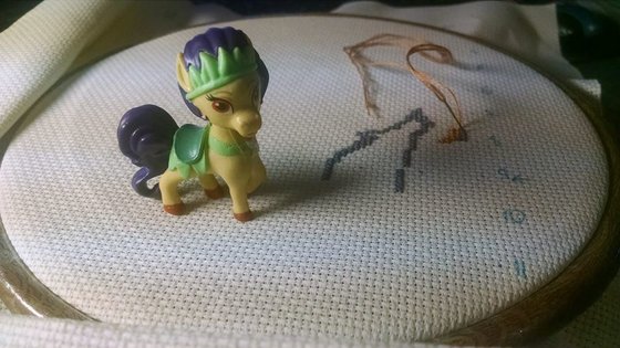 Этап процесса «Чаювання з ляльками»