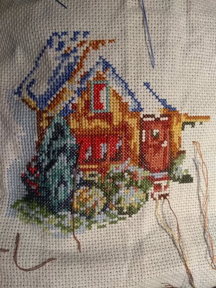 Этап процесса «Сказочный домик.»