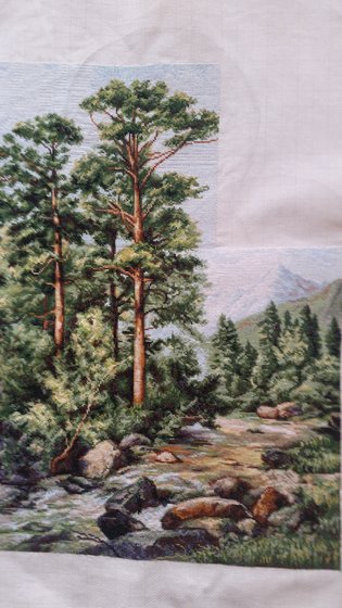 Этап процесса «Горная речка»