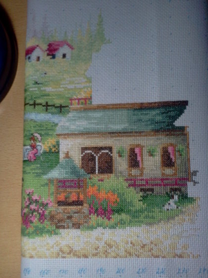 Этап процесса «Сказочный городок»