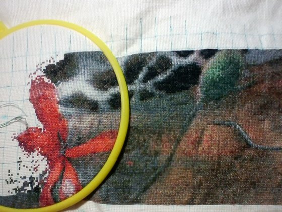 Этап процесса «Как хороши как свежи были маки(рабочее название)»