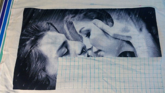 Этап процесса «Химера - " Поцелуй под дождем"»