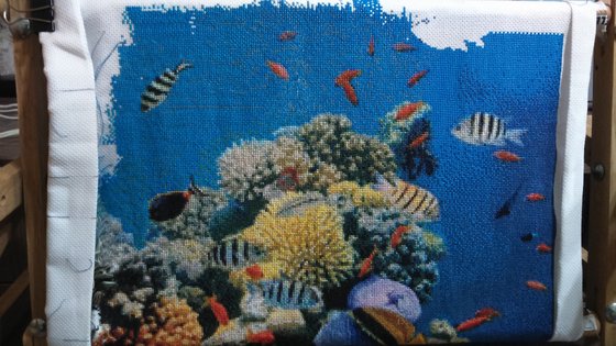 Этап процесса «Коралловый риф»