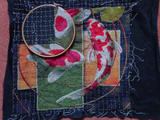 Этап процесса «талисман рыбы»