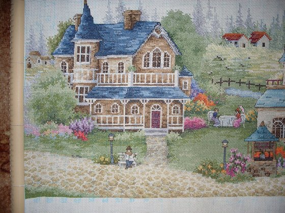 Этап процесса «Зелёная деревенька»