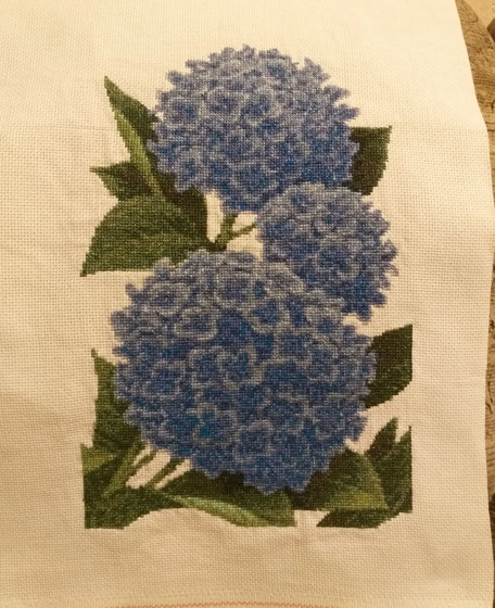 Этап процесса «Гортензии»