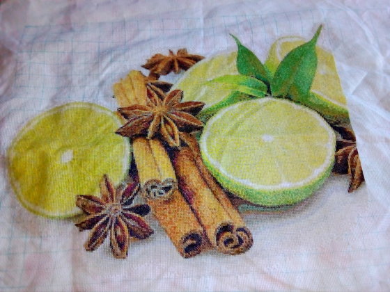 Этап процесса «Лайм с пряностями»