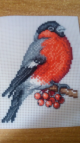 Этап процесса «М. П. Студия - Игрушки на пластиковой канве.»