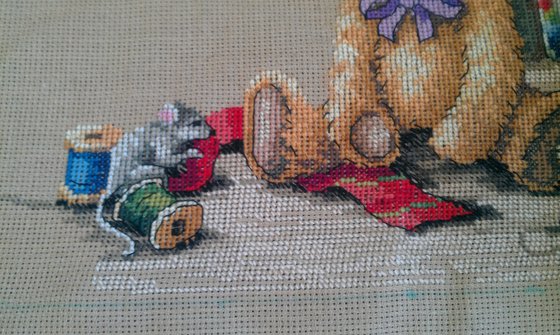 Этап процесса «мишки и пуговицы. дим.»