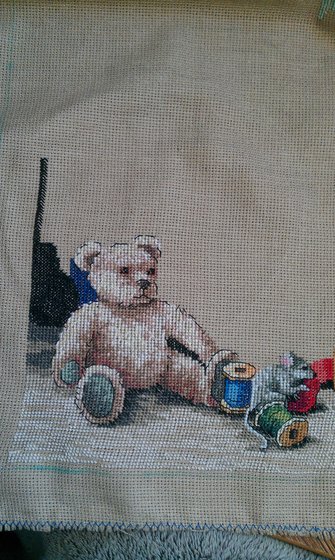 Этап процесса «мишки и пуговицы. дим.»