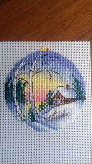 Этап процесса «М. П. Студия - Игрушки на пластиковой канве.»