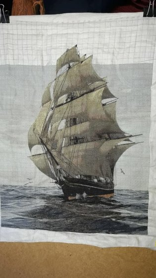 Этап процесса «Возвращение Катти Сарк»