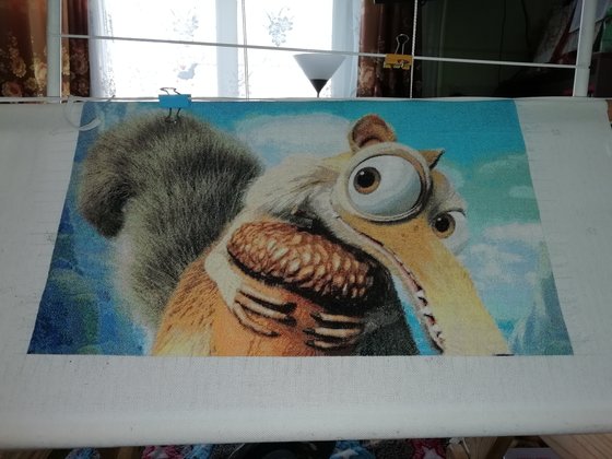 Этап процесса «Белочка»