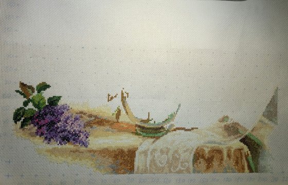 Этап процесса «Аромат сирени»