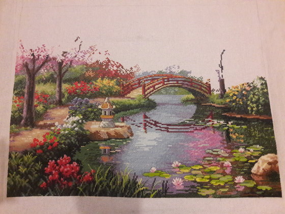 Этап процесса «Японский сад»