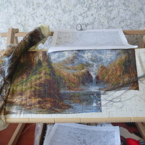 Этап процесса «Замок в горах»