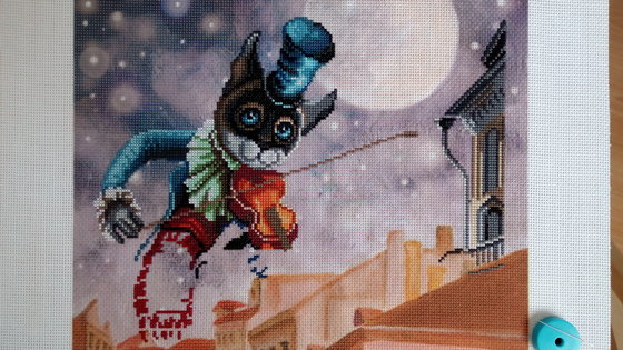 Этап процесса «Луна на смычке»