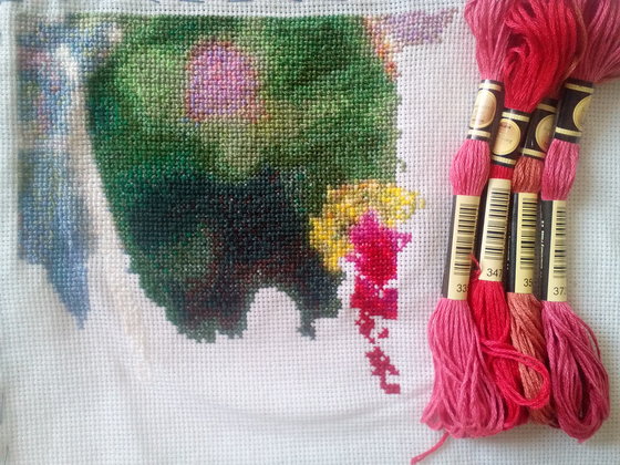 Этап процесса «Пионы»