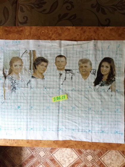 Этап процесса «Вышивка по фото»