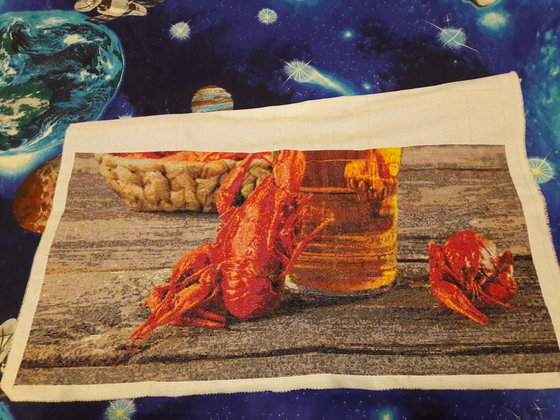 Этап процесса «Раки с пивом»