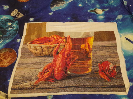 Этап процесса «Раки с пивом»