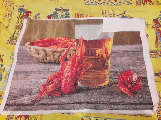 Этап процесса «Раки с пивом»