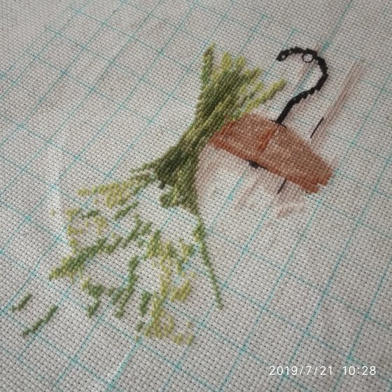 Этап процесса «Пряные травы Риолис»