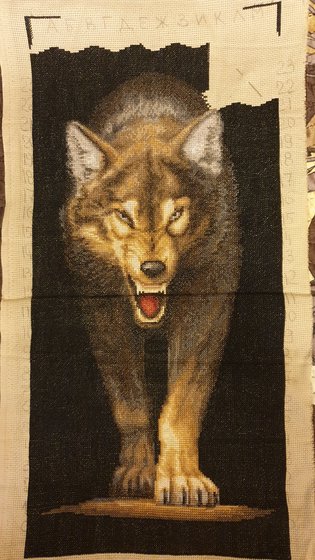 Этап процесса «Волчица»