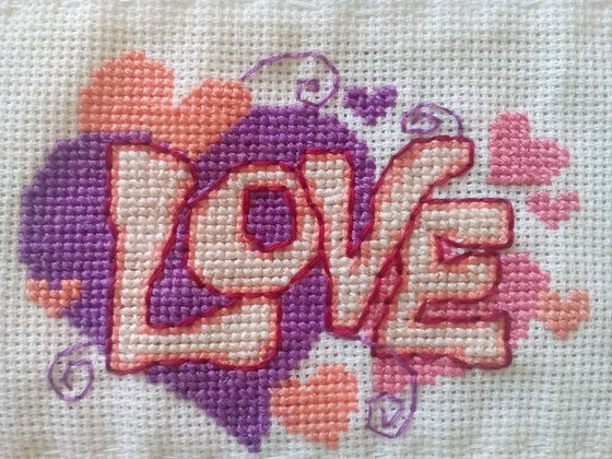 Этап процесса «Отдыхалочка "Сердечки"»