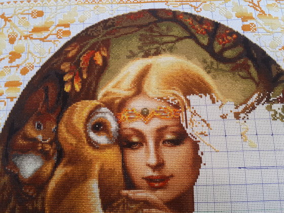 Этап процесса «Подружка Осень.»