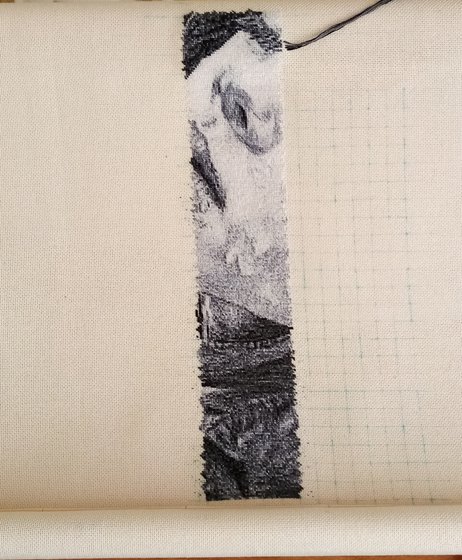 Этап процесса «Капли на ресницах»