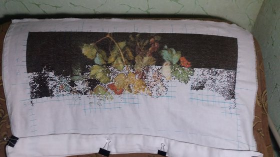 Этап процесса «корзина фруктов с животными»