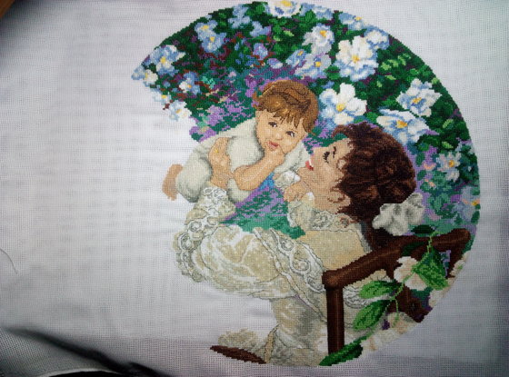 Этап процесса «Мамина радость»