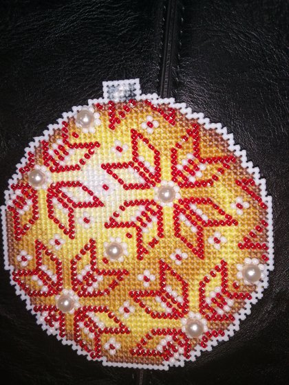 Этап процесса «М. П. Студия - Игрушки на пластиковой канве.»