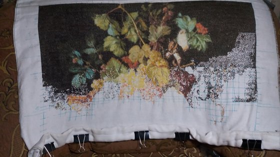 Этап процесса «корзина фруктов с животными»